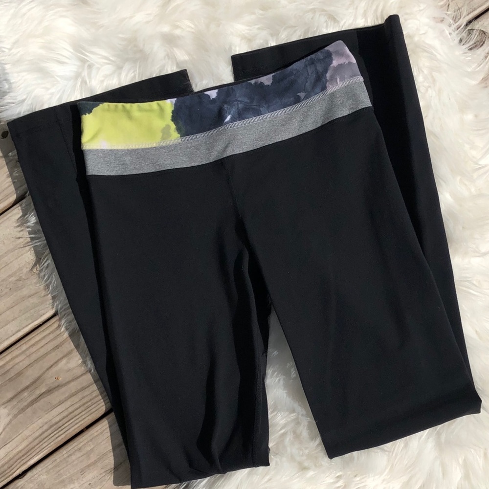 LULULEMON ATHLETICA WORKOUT PANT BLACK SMALL WOMEN